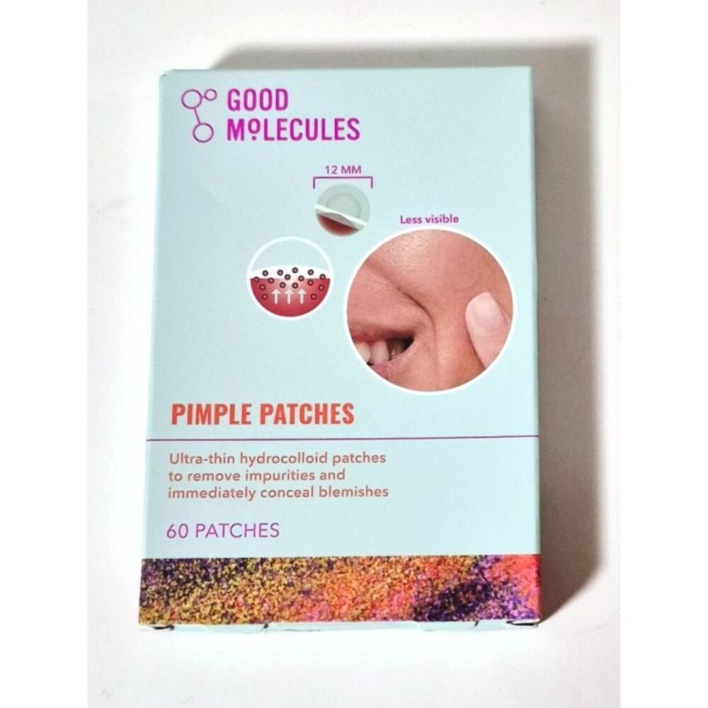 Good Molecules PIMPLE PATCHES Ultra Thin Hydrocolloid 60 Patches ~ NEW IN BOX